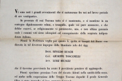 Proclama della Prefettura di Pisa sulla fuga del Granduca - 28 aprile 1859
