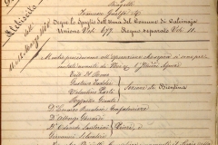 Verbali di scrutinio del Plebiscito, Calcinaia - 12 marzo 1860
