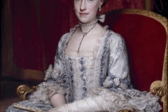 La moglie Maria Luisa di Borbone